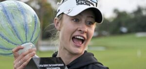 Read more about the article Nelly Korda American Golfer Lifts 9th LPGA Tour Title defeating Lydia Ko in sudden-death playoff