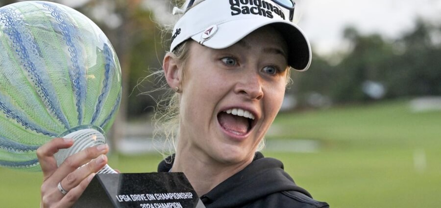 You are currently viewing Nelly Korda American Golfer Lifts 9th LPGA Tour Title defeating Lydia Ko in sudden-death playoff